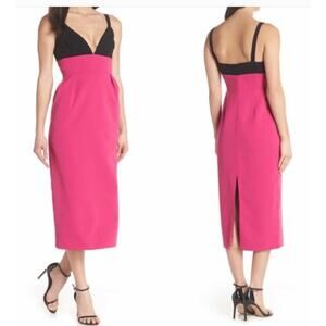 Jill Jill Stuart Begonia Colorblock Two Tone Sheath Dress Size 2